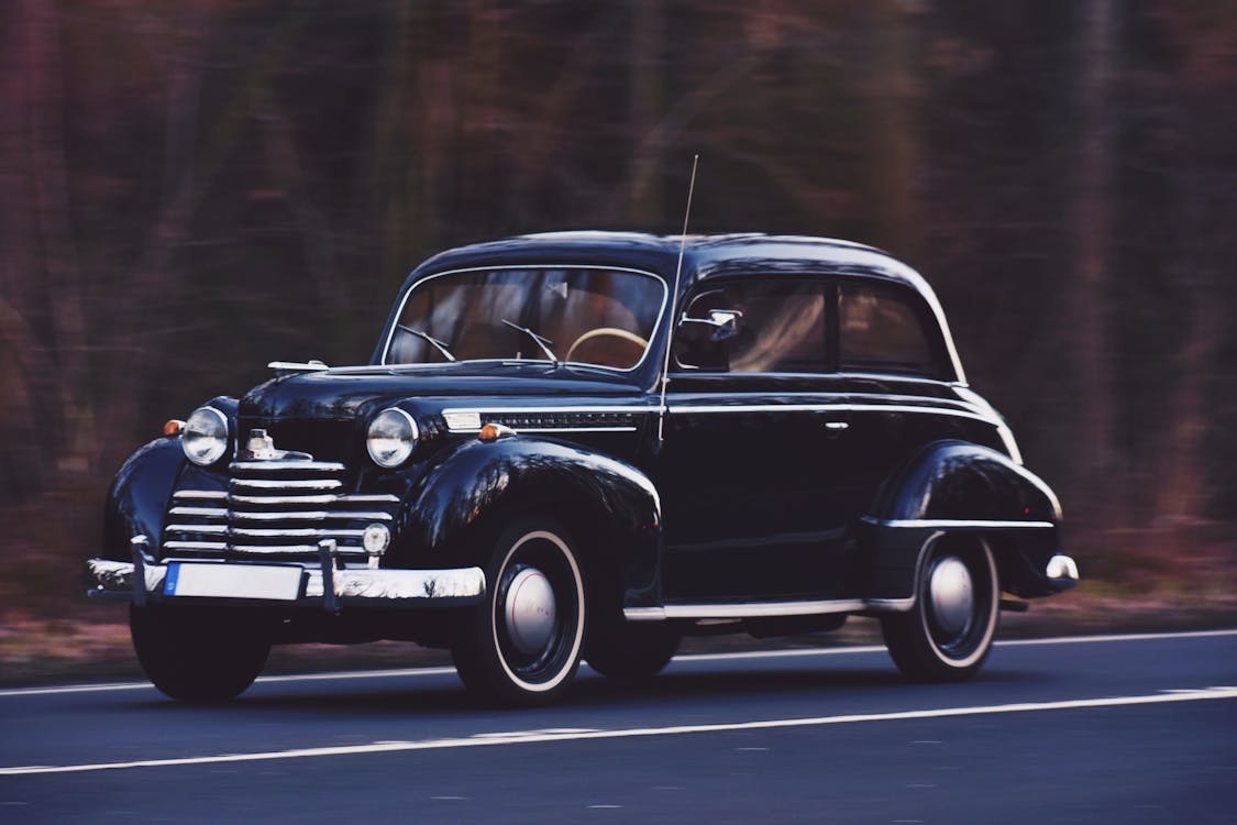 Black Car On Road