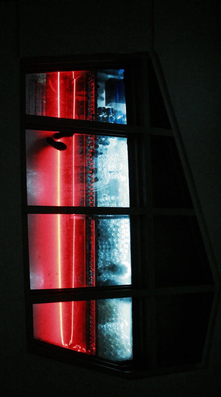 Window And Red Flare