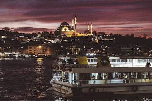 イスタンブール, ゴールデンホーン, シルエットの無料の写真素材