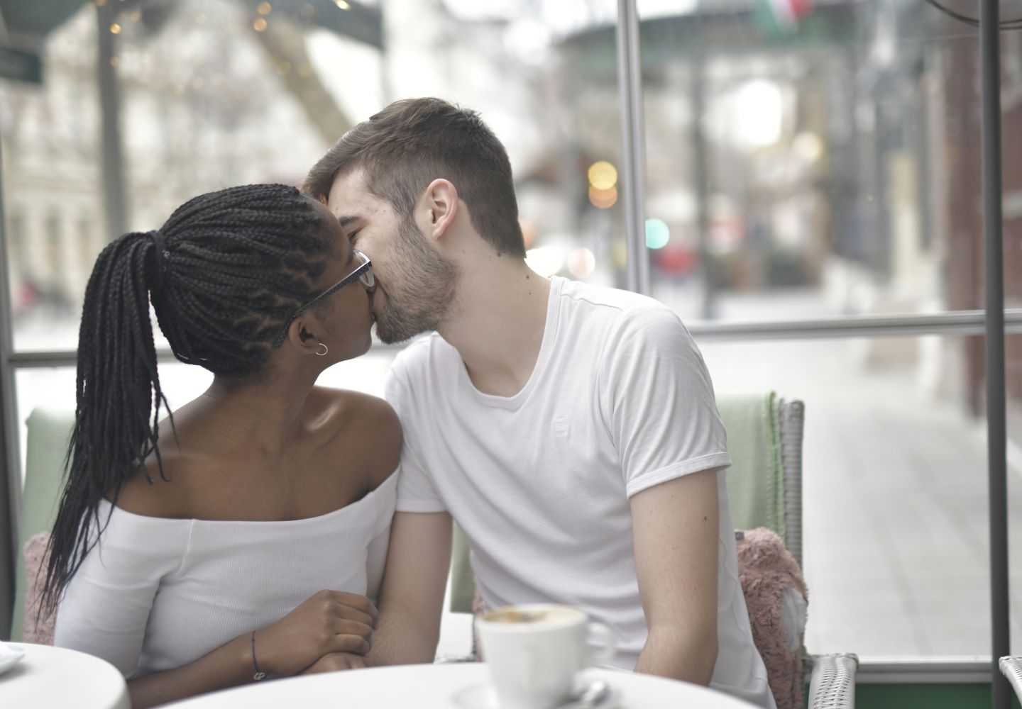 White Woman And Black Man Kissing Photos, Download The BEST Free White ...