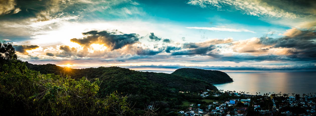 Free stock photo of clouds, green, mexico