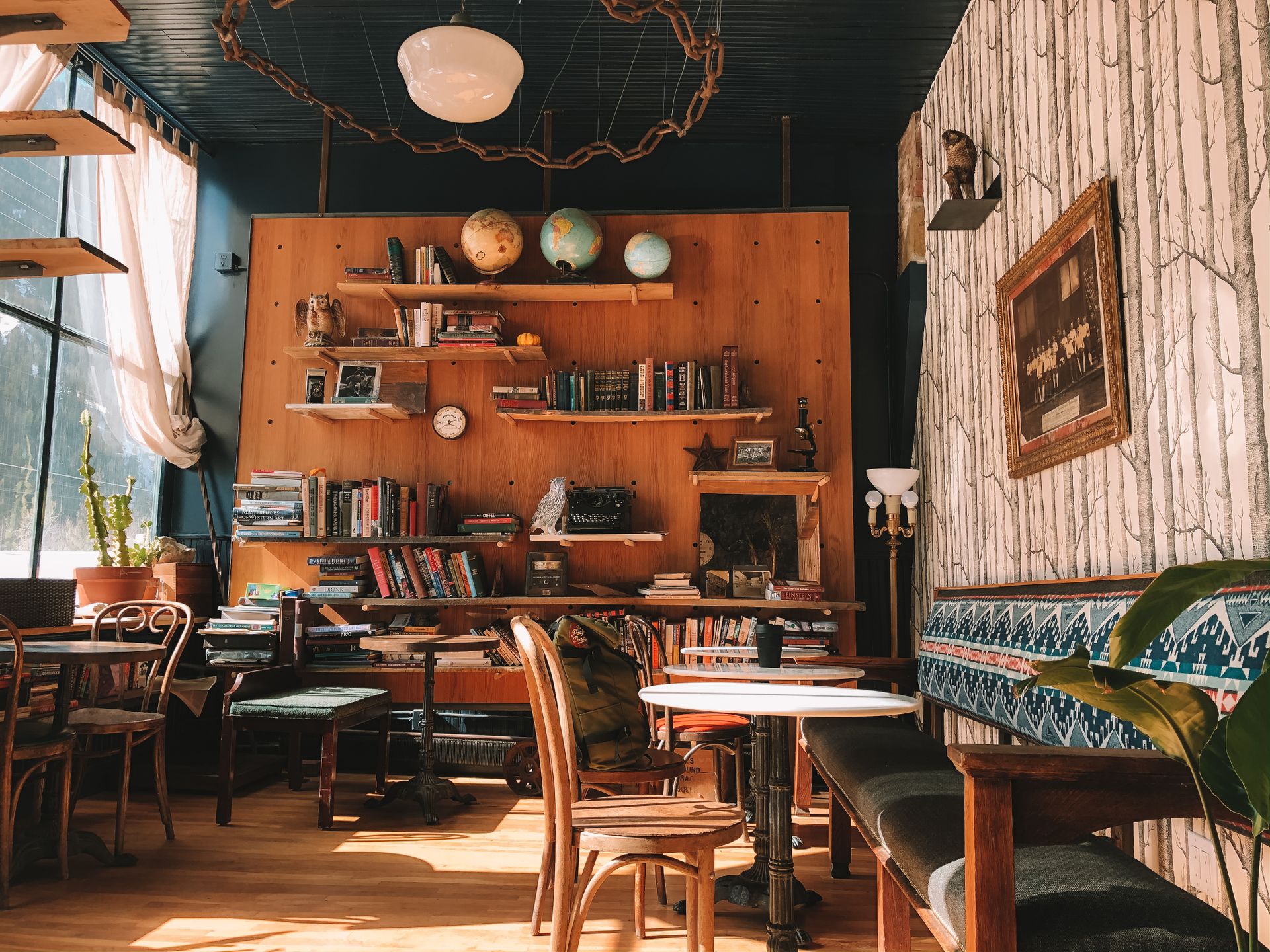 Brown Wooden Table and Chairs