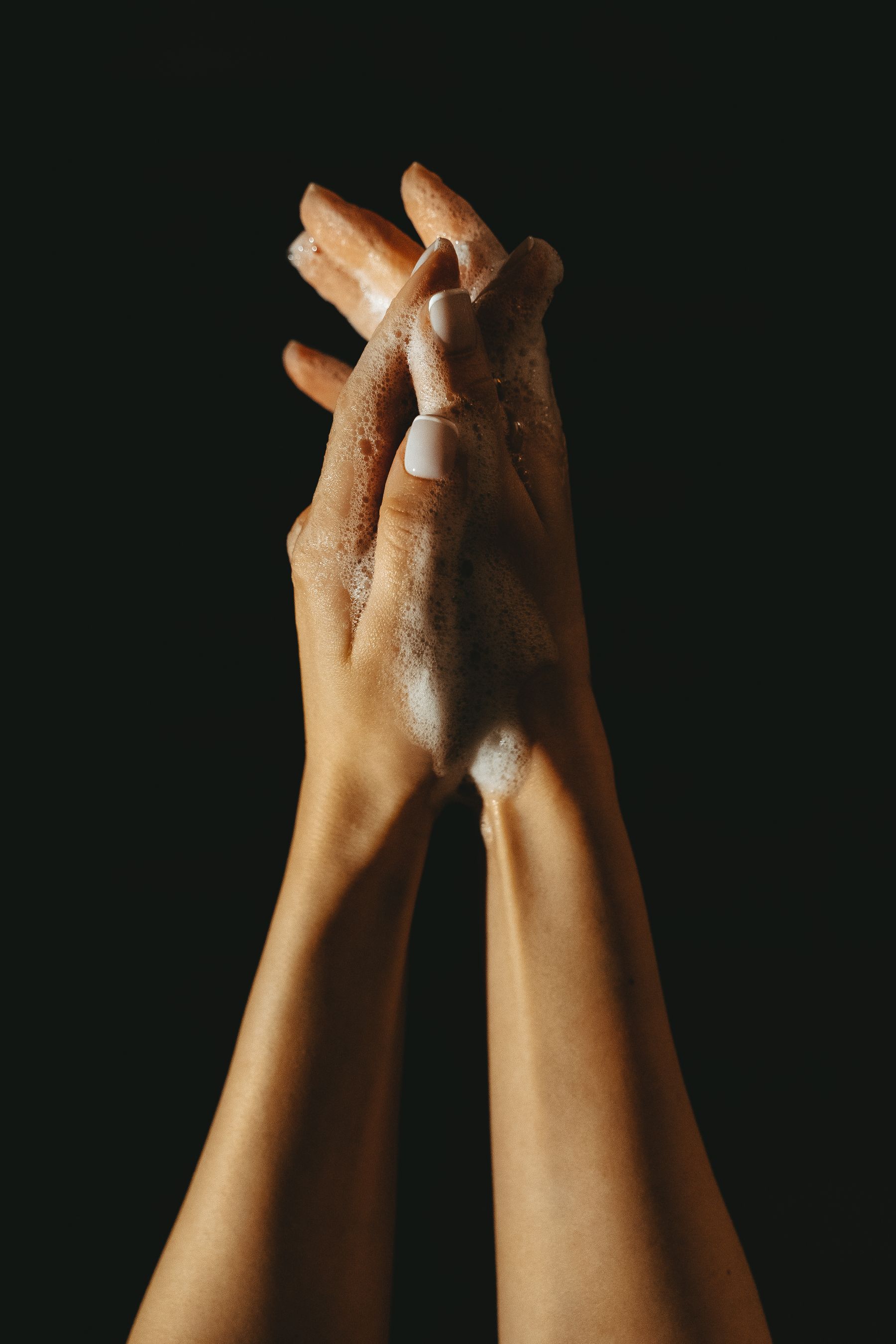 Handwashing with soap