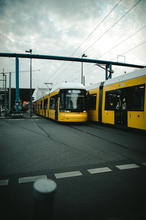Free stock photo of gelb, light, straßenbahn