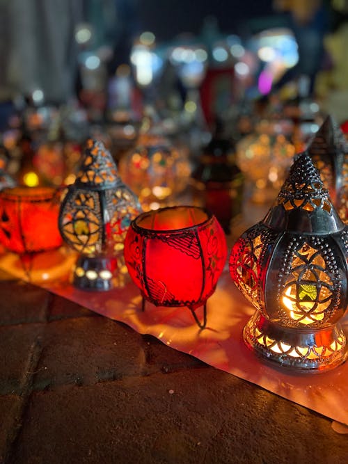 Бесплатное стоковое фото с марокко, марракеш, огни свечей
