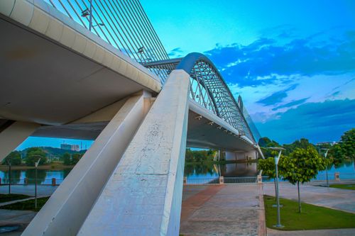 Free stock photo of architecture, bridge, cable-stayed Stock Photo