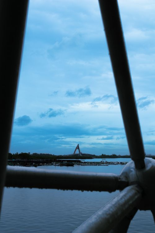 Free stock photo of building, cloudy, sea Stock Photo