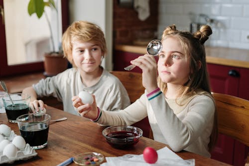 Girl Holding Stainless Spoon