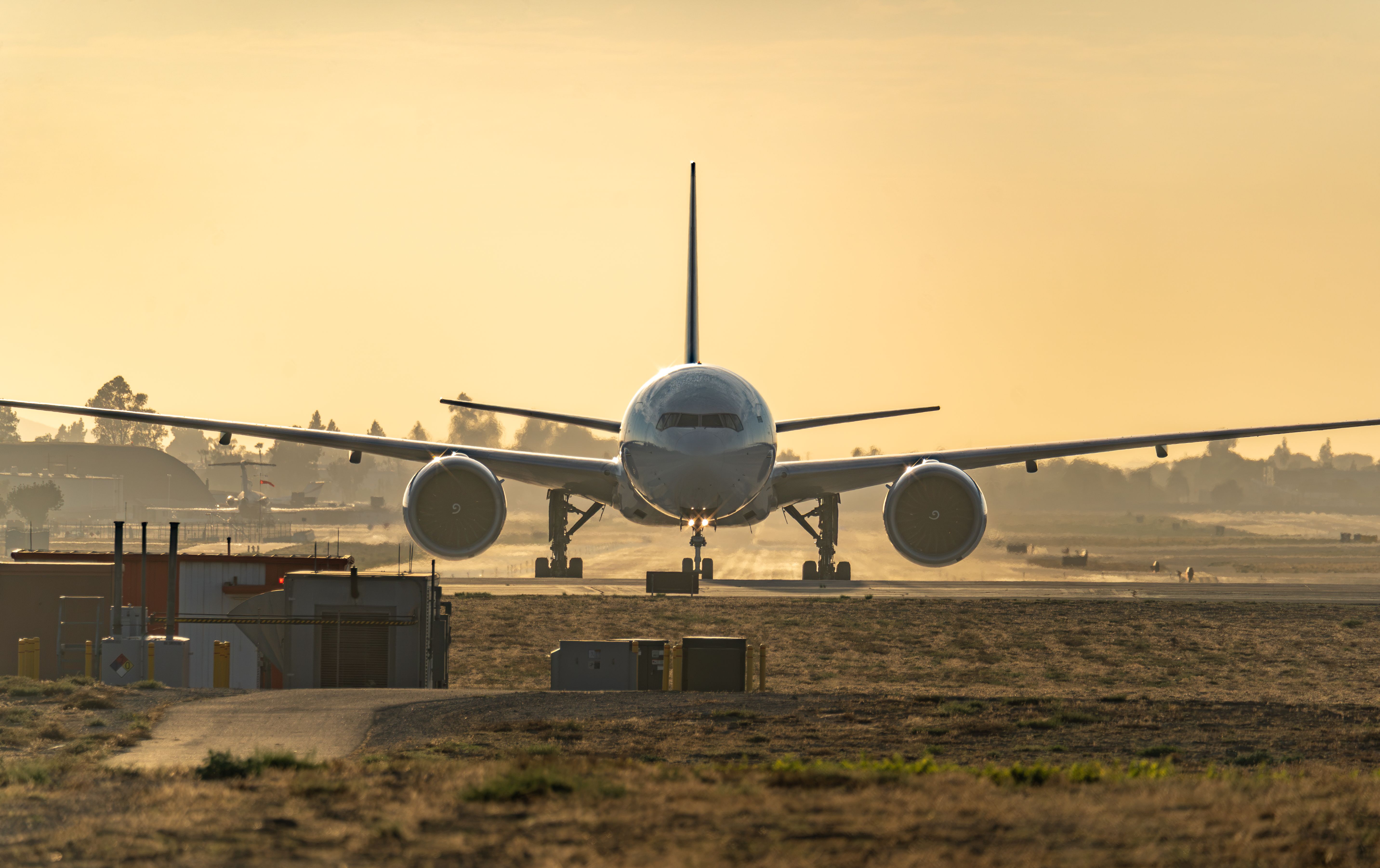 Boeing 737 MAX üretim hattında bir uçak