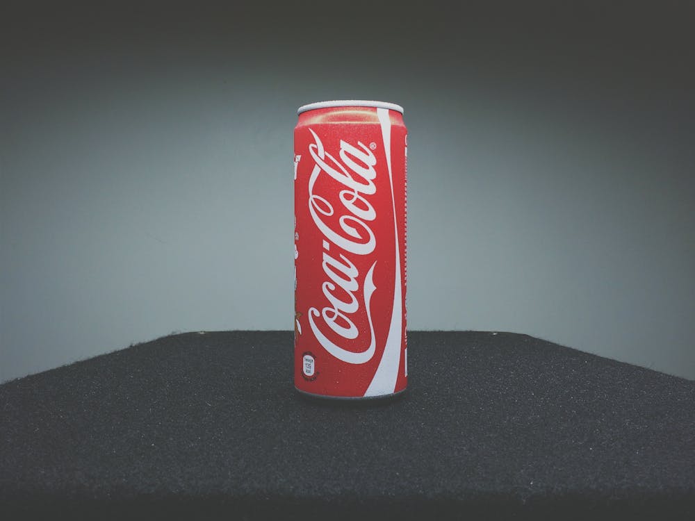 Free Coca-cola Soda Can Stock Photo