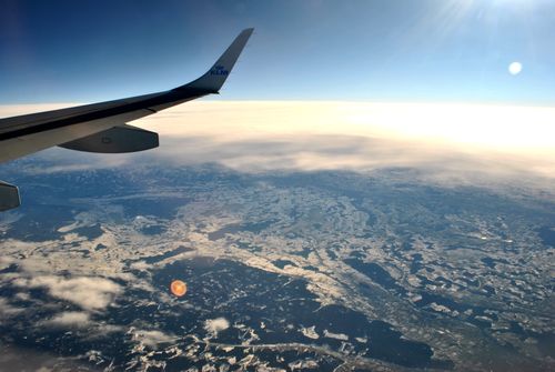Free stock photo of airplane, earth, europe Stock Photo