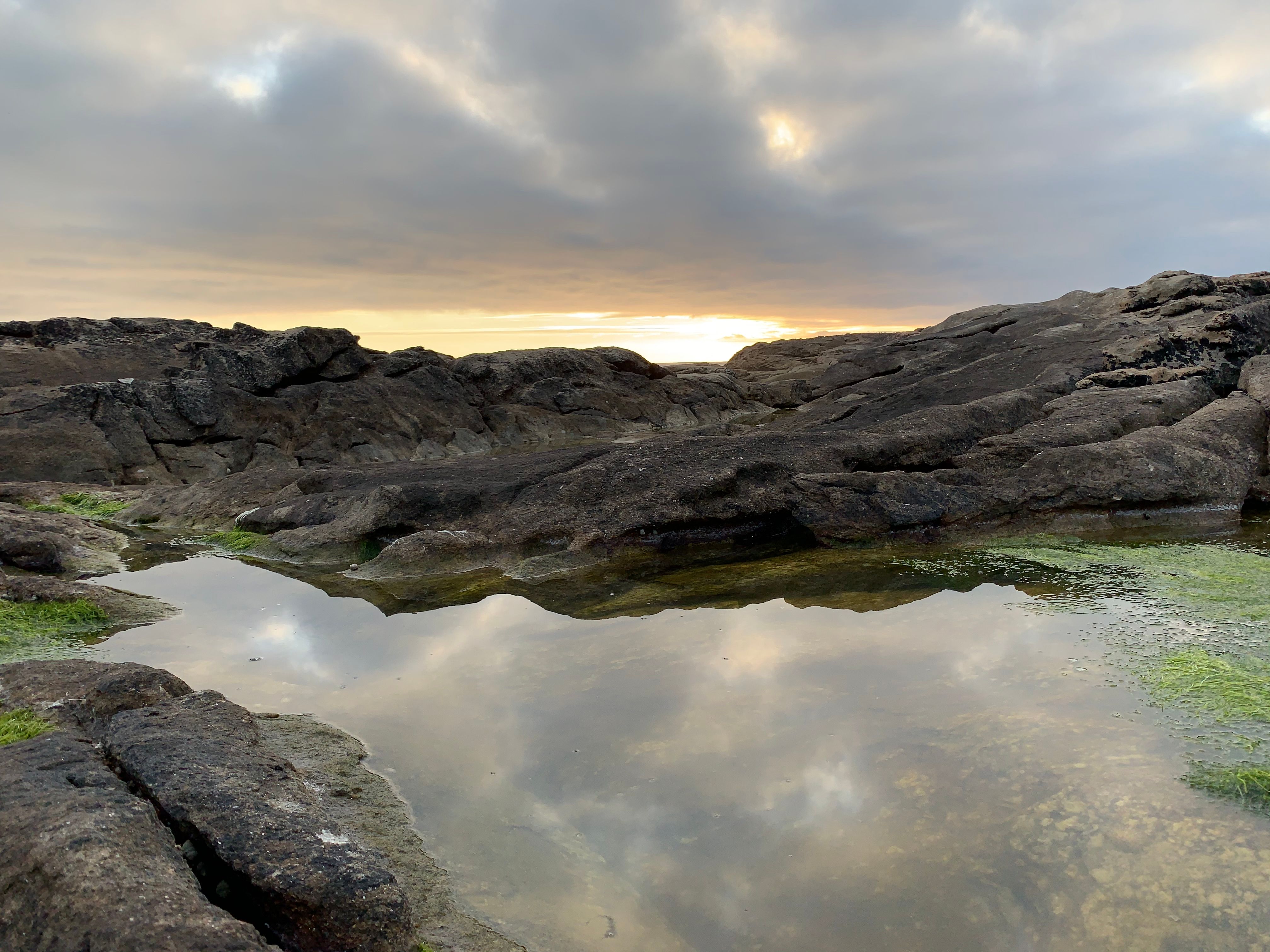 natural stone pool