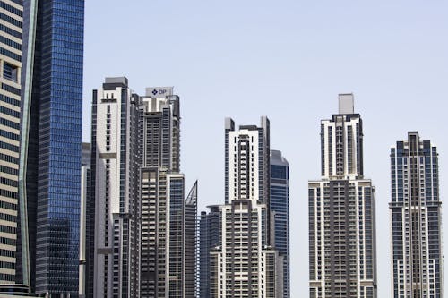 High-rise Buildings Under White Sky