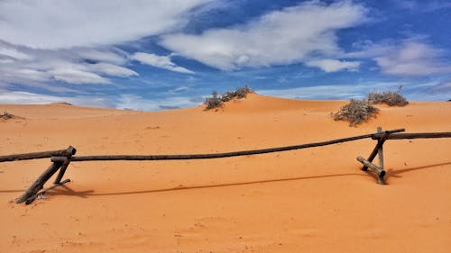 Free stock photo of barrier, blue sky, cloudy skies