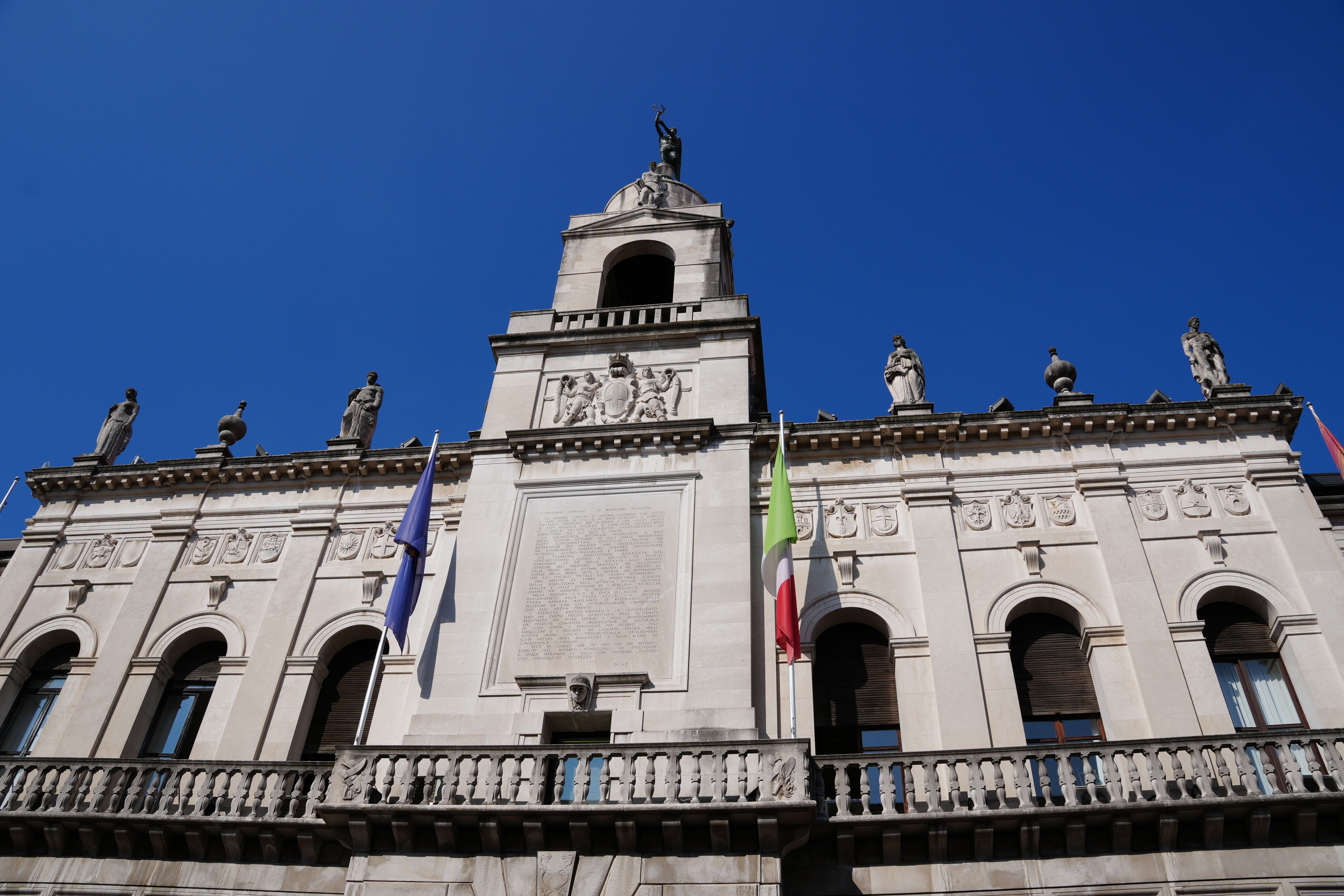 Architecture de la Renaissance à Padoue, en Italie, sous un ciel bleu dégagé