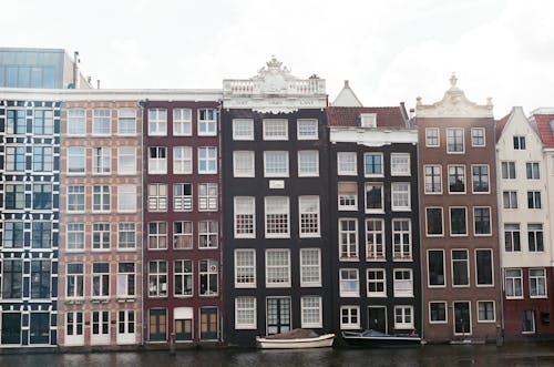 Ingyenes stockfotó ablakok, Amszterdam, építészet témában