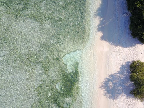 Ilmainen kuvapankkikuva tunnisteilla drooni, droonikuva, hiekkaranta