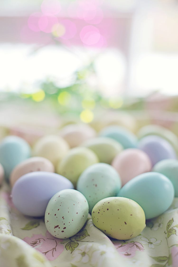 Close Up Of Easter Eggs 