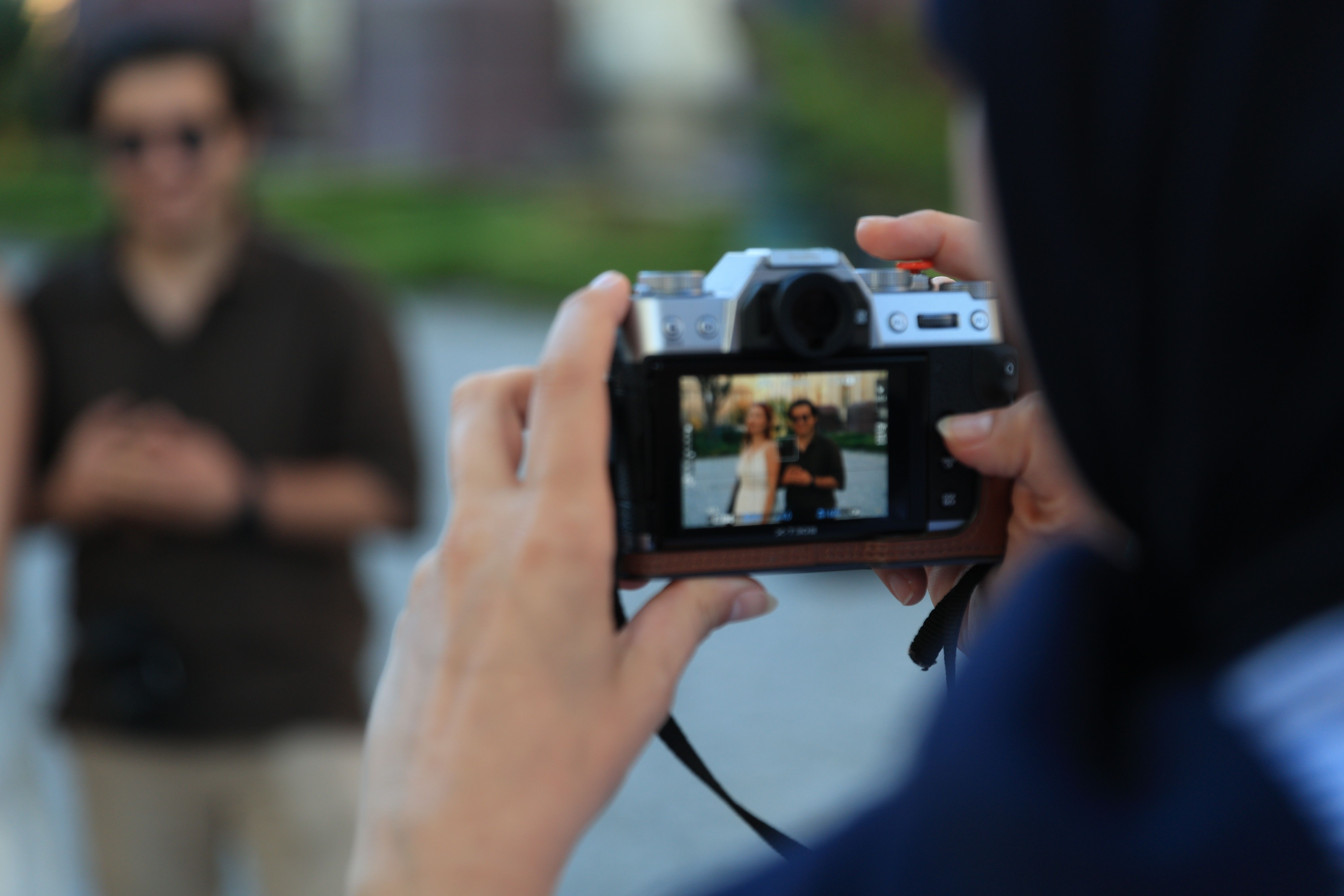 Family photography in an outdoor setting