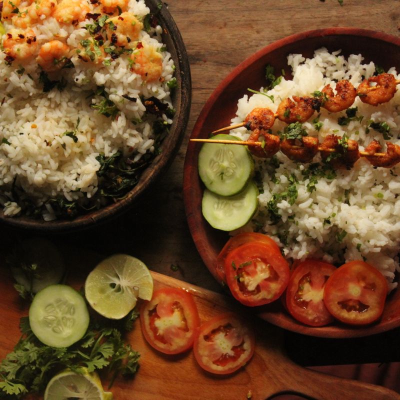 No-Stir Oven Cilantro Lime Rice