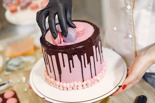 image for how to make ganache for drip cake