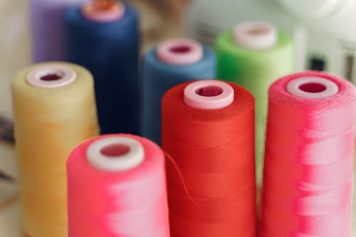 Free Colorful Threads Stock Photo