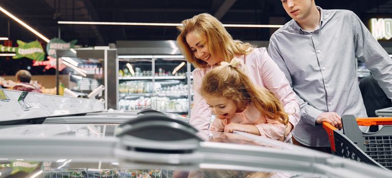 Cost of living in Santa Clarita family grocery shopping
