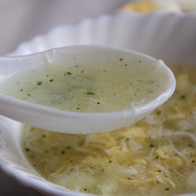 Sweet Fermented Rice Egg Drop Soup Drink (Jiuniang Dan Hua)