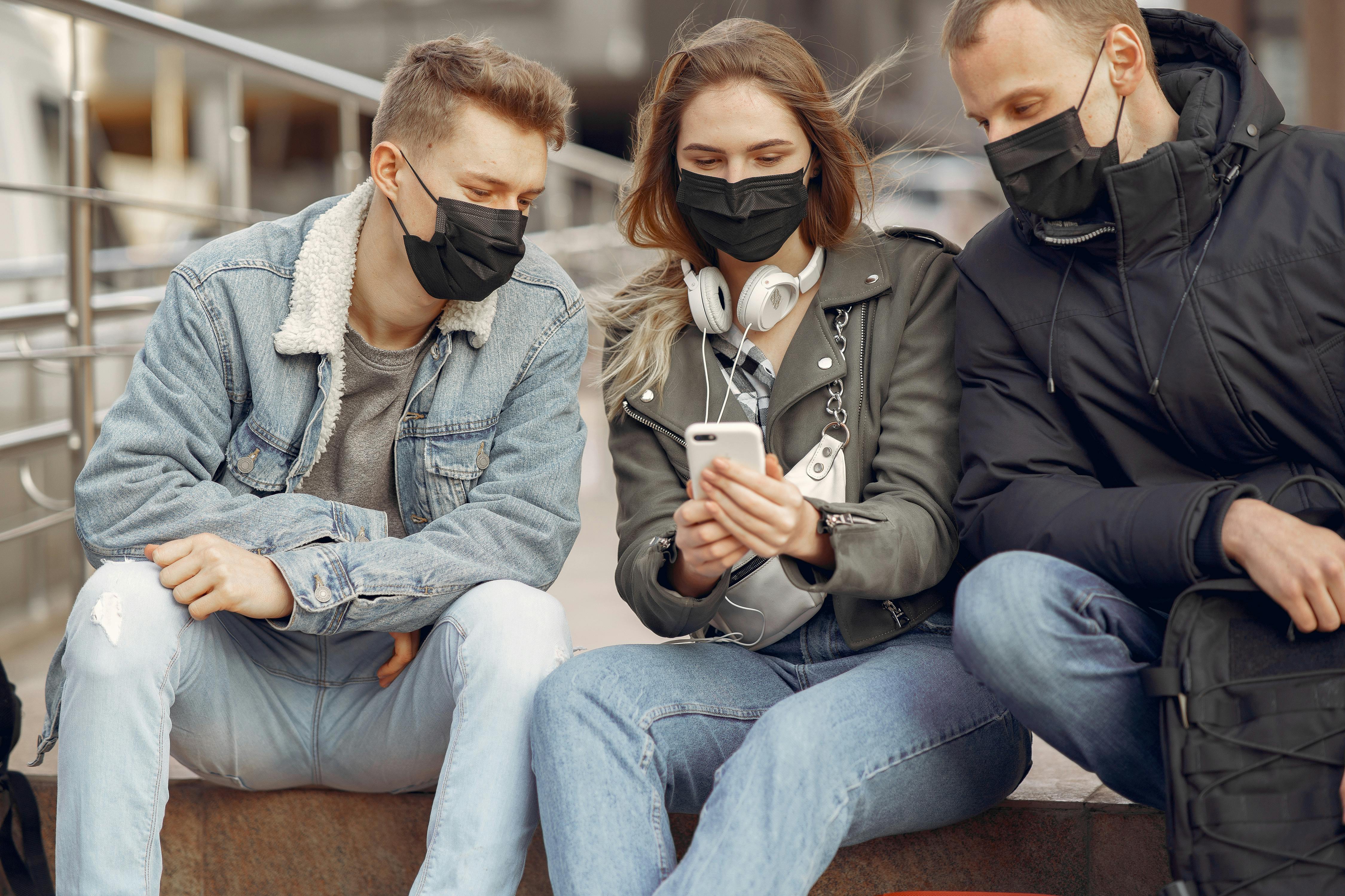 Download People Wearing Black Face Mask · Free Stock Photo