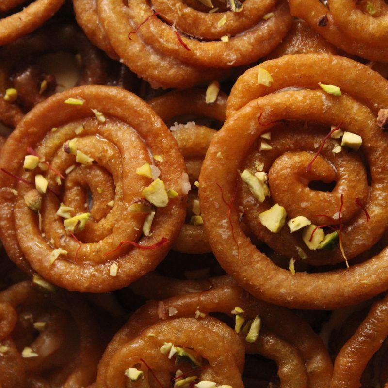 Eid Festive Saffron and Pistachio Potatoes