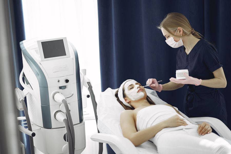 Spa body care and waxing treatment