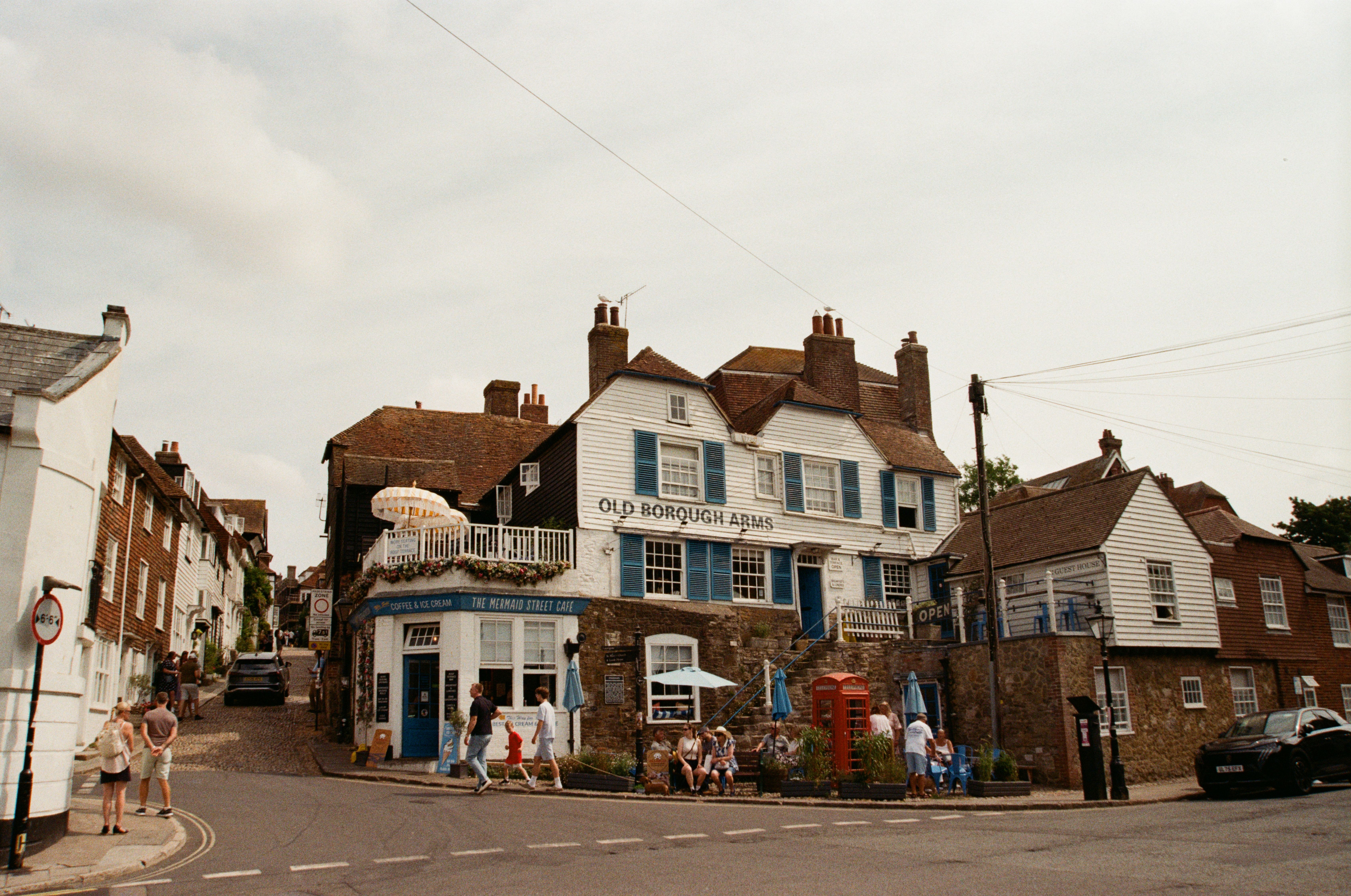 Explore the quaint architecture and lively streets of Rye, United Kingdom.