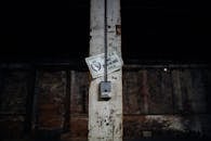 No Smoking Signage on a Column Post