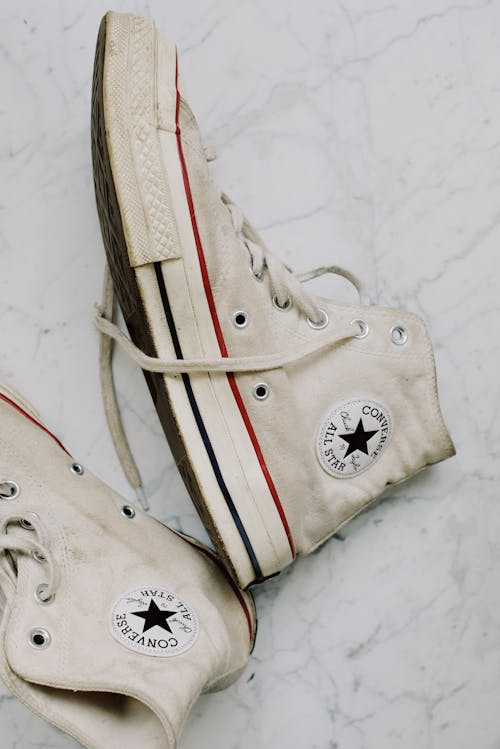 White Converse All Star High Top Sneakers