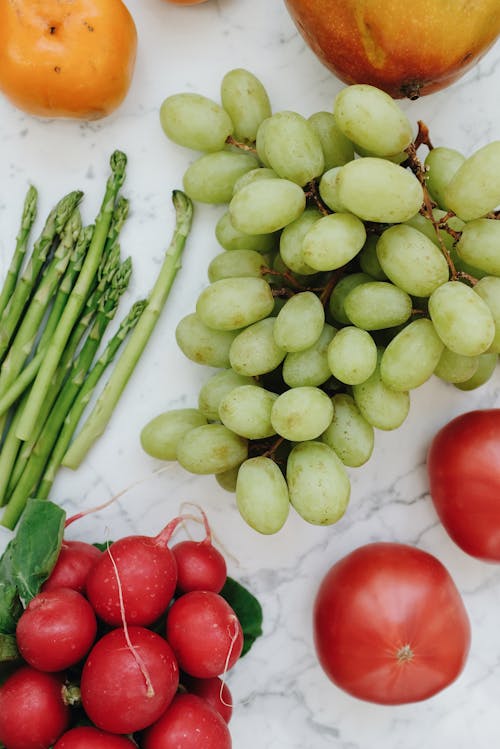 Gratis Foto stok gratis anggur hijau, asparagus, bahan Foto Stok