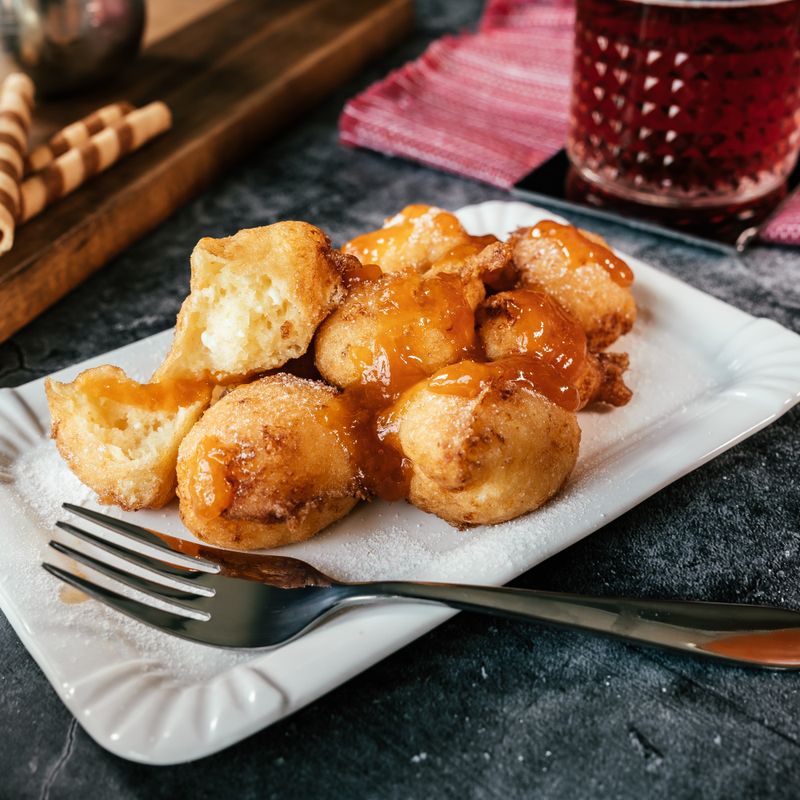 Sourdough Discard Bean and Cheese Fritter Bites