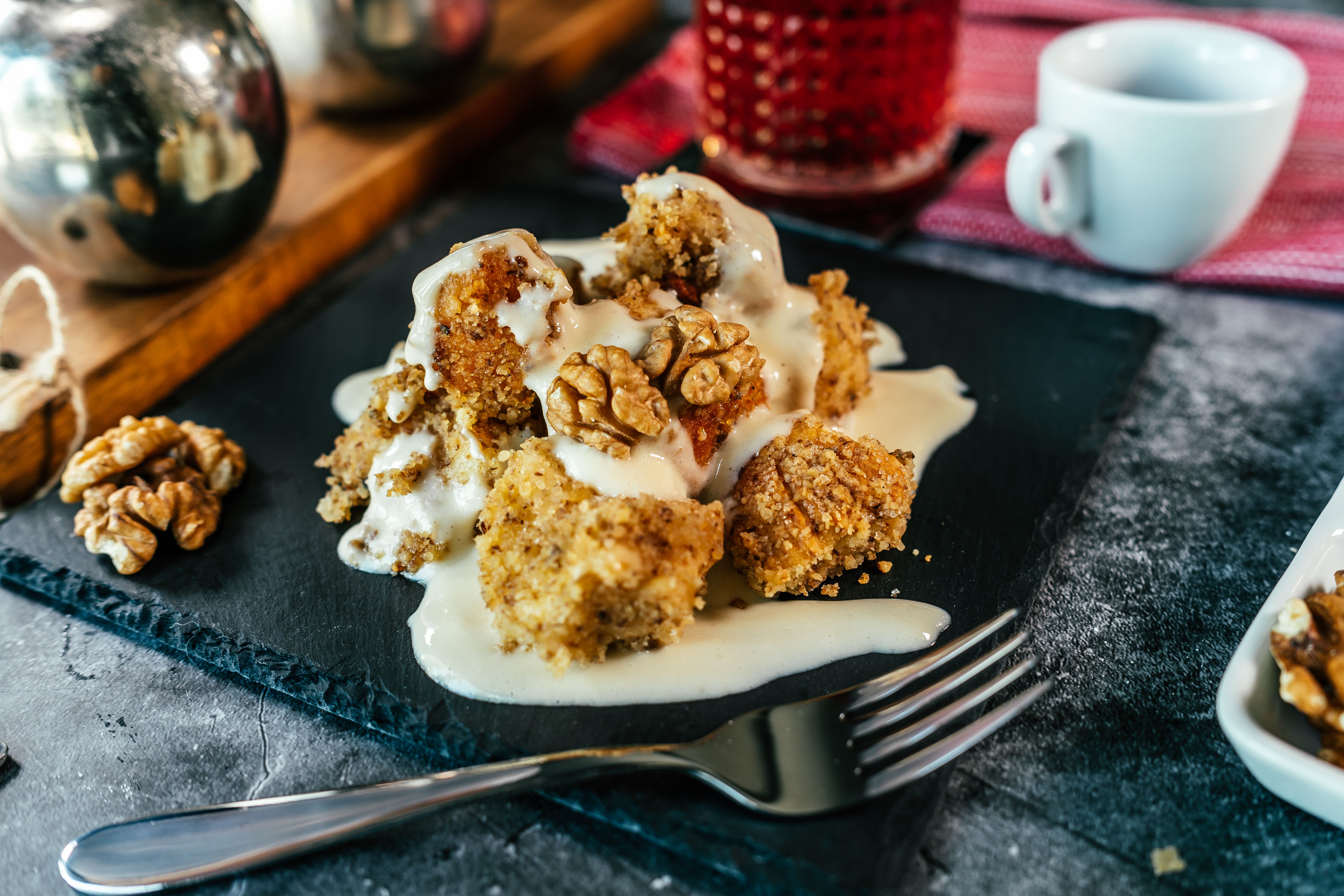 Ligurian Baked Trofie with Walnut and Anchovy Sauce