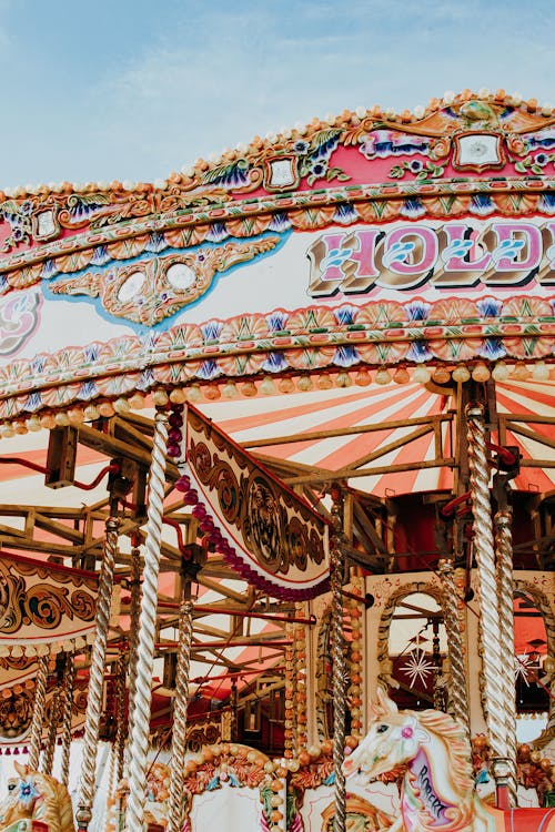 Free Colorful Carousel Stock Photo