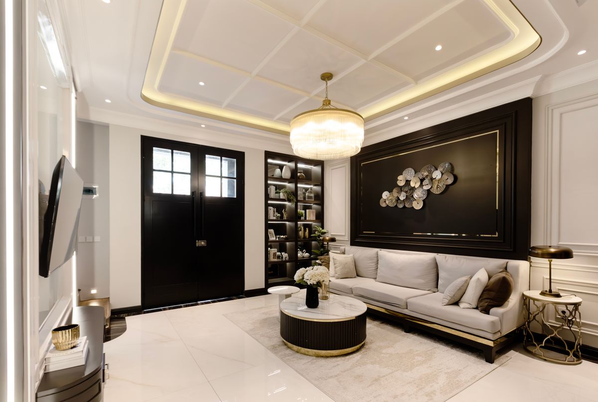 Interior Ruang Tamu Elegan