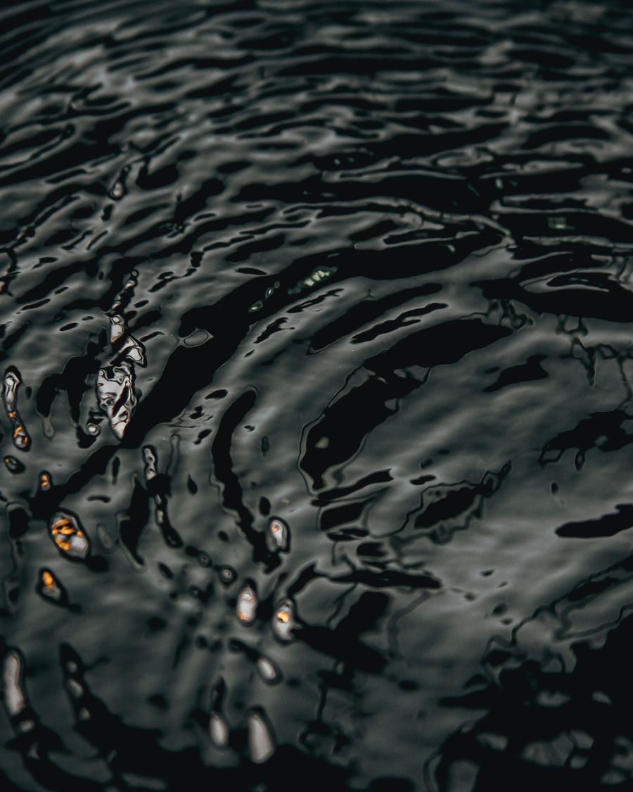 Cold dark water moving in tight ripples