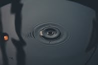 Water Drop in Grayscale Photography