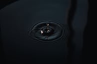 Water Drop on Water in Grayscale Photography