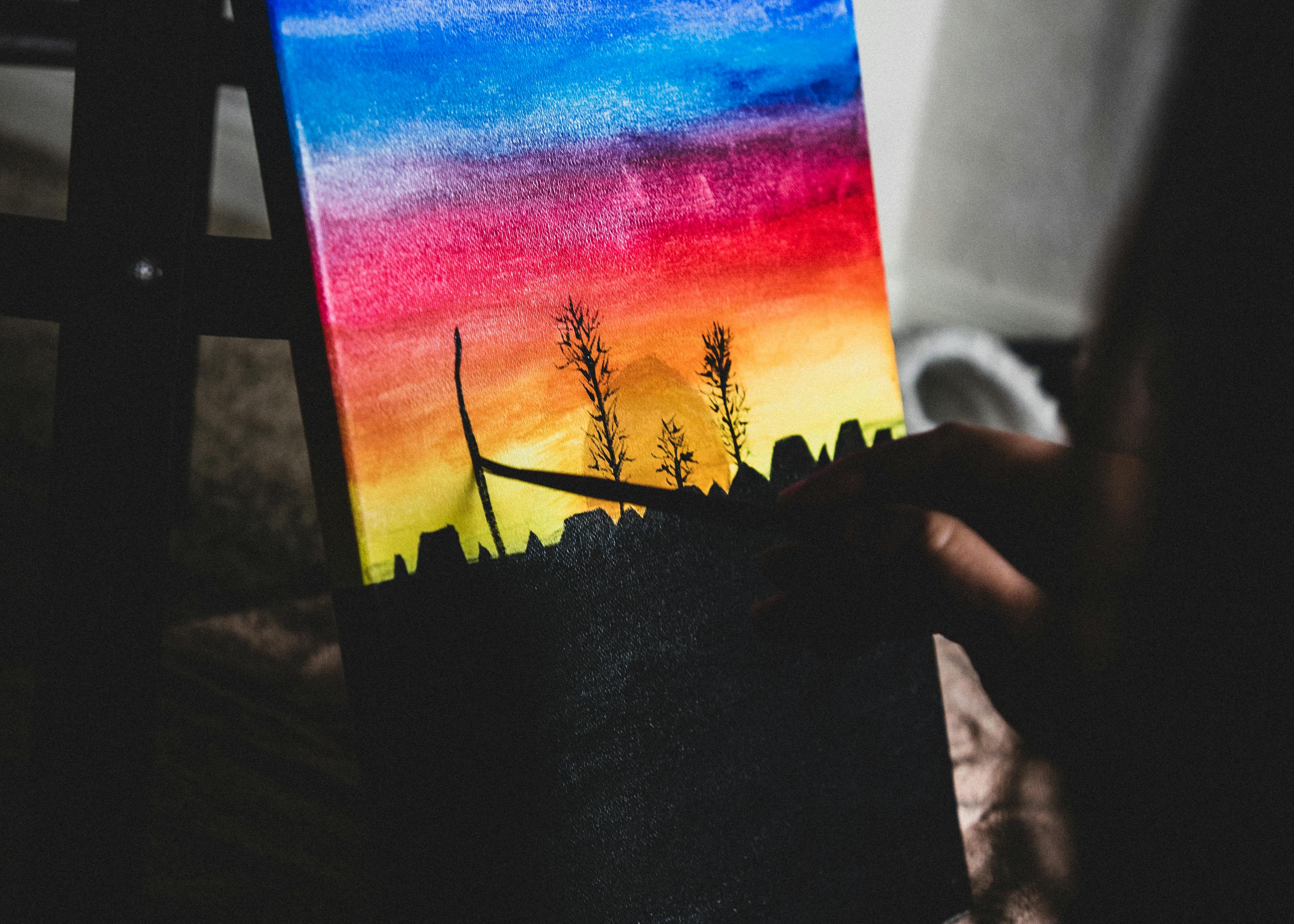 Person Painting · Free Stock Photo