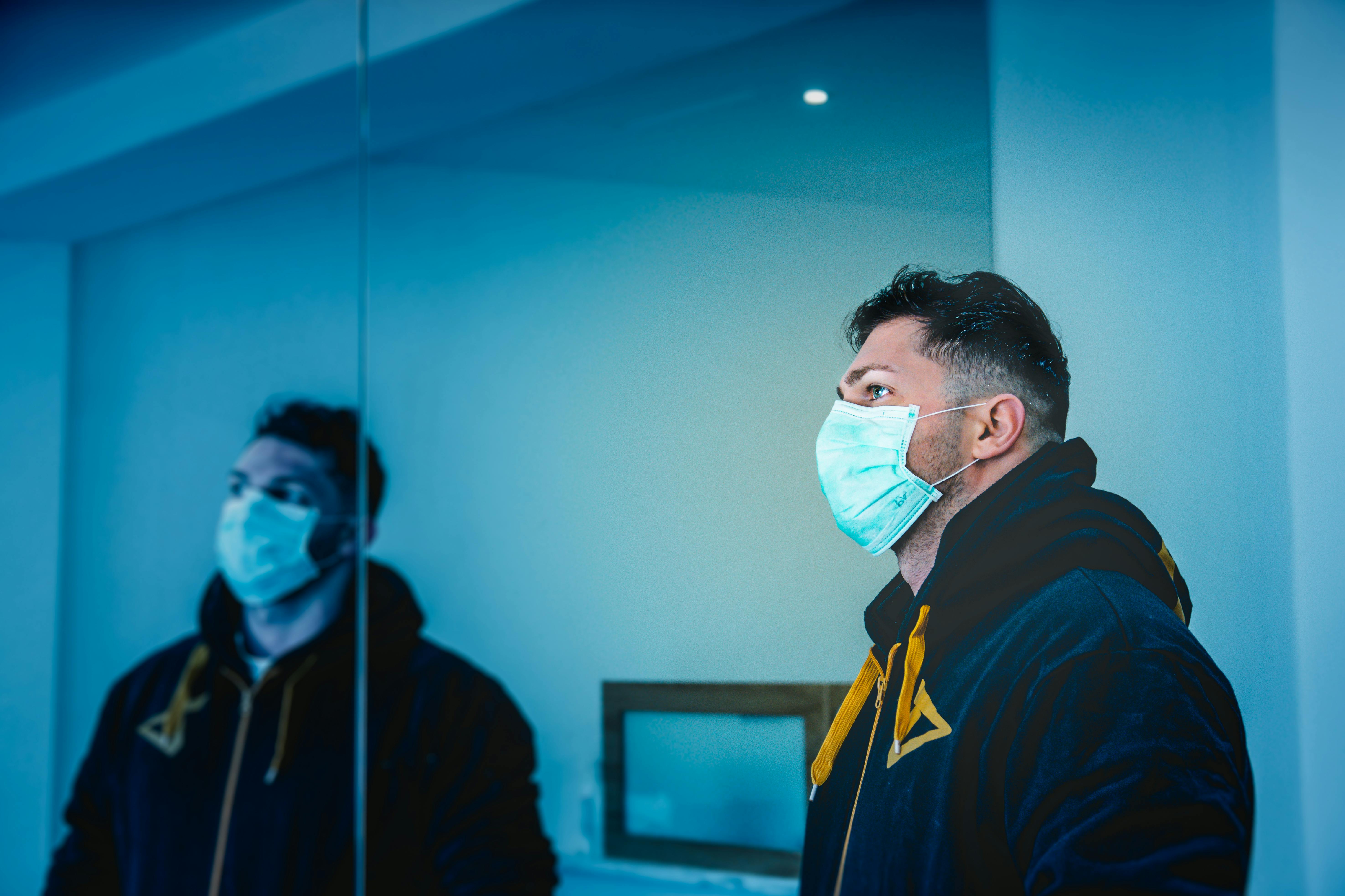 Football coach giving instructions to players during a tense match