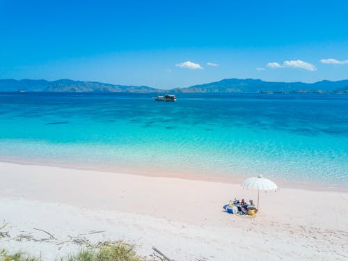 açık hava, ada, beyaz kum içeren Ücretsiz stok fotoğraf