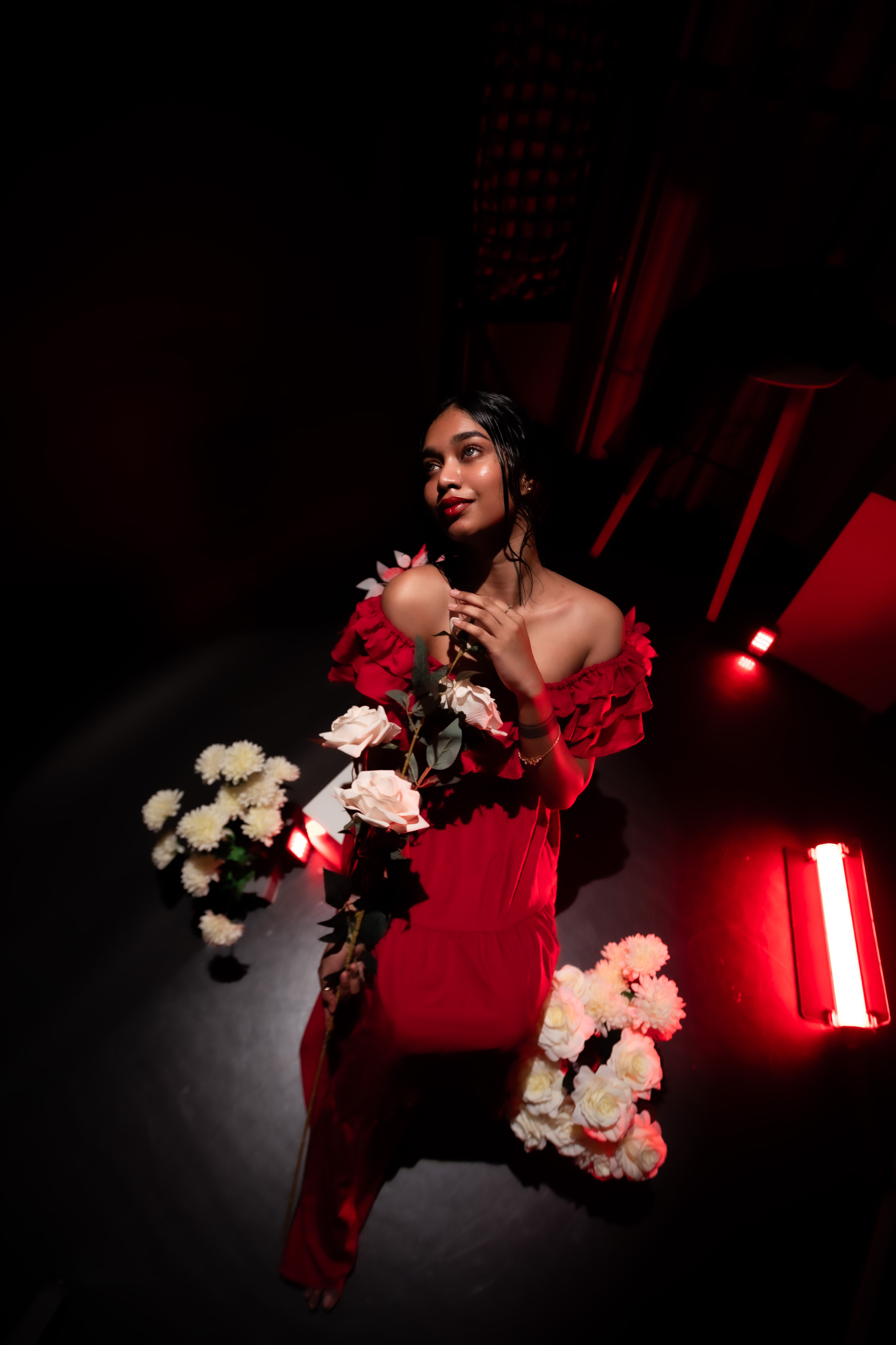 Vestido Floral Vermelho