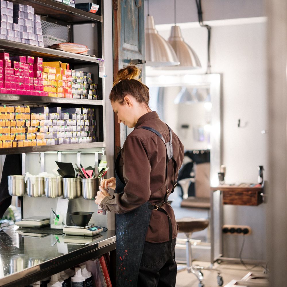 Commercial Decorating in Belmont — woodwork brushed to a crisp, smooth line