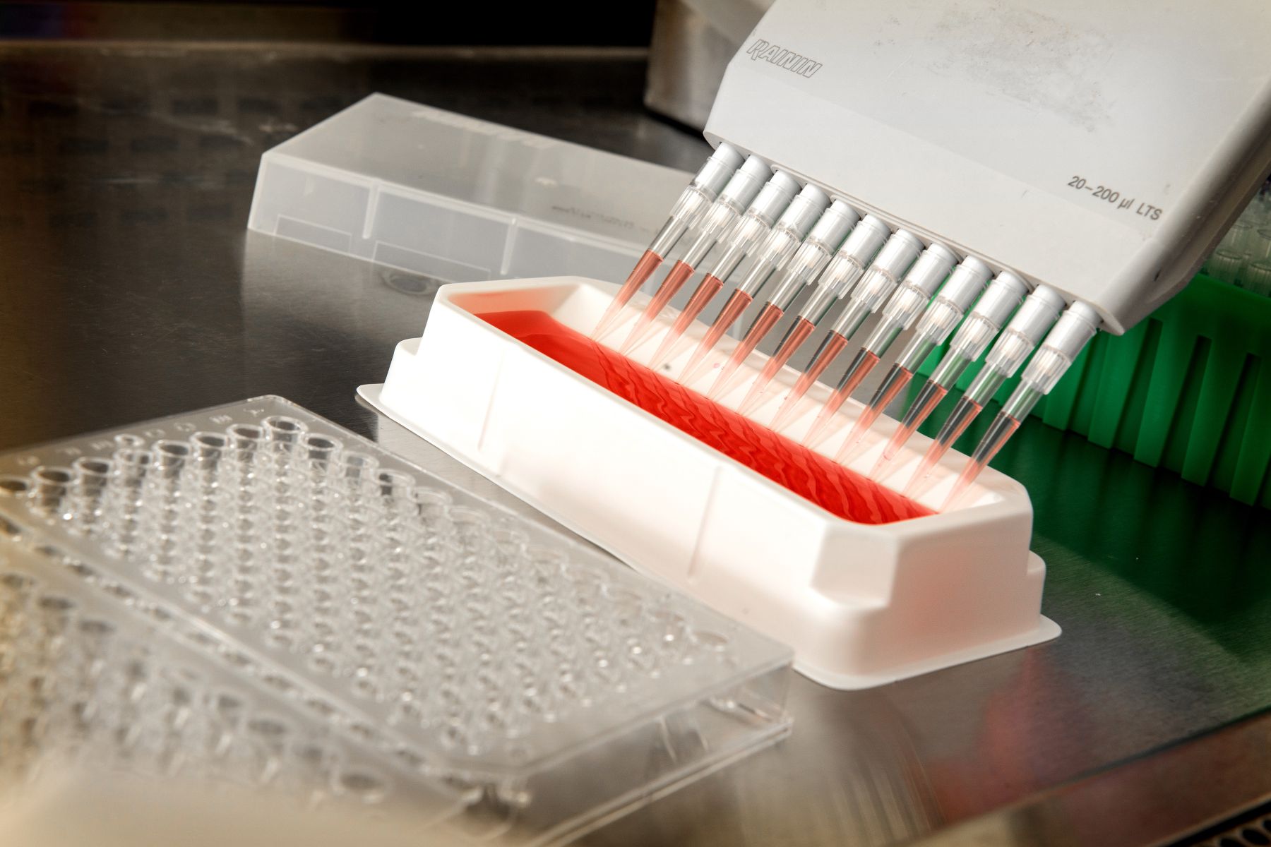 Automated liquid handling system in a molecular laboratory