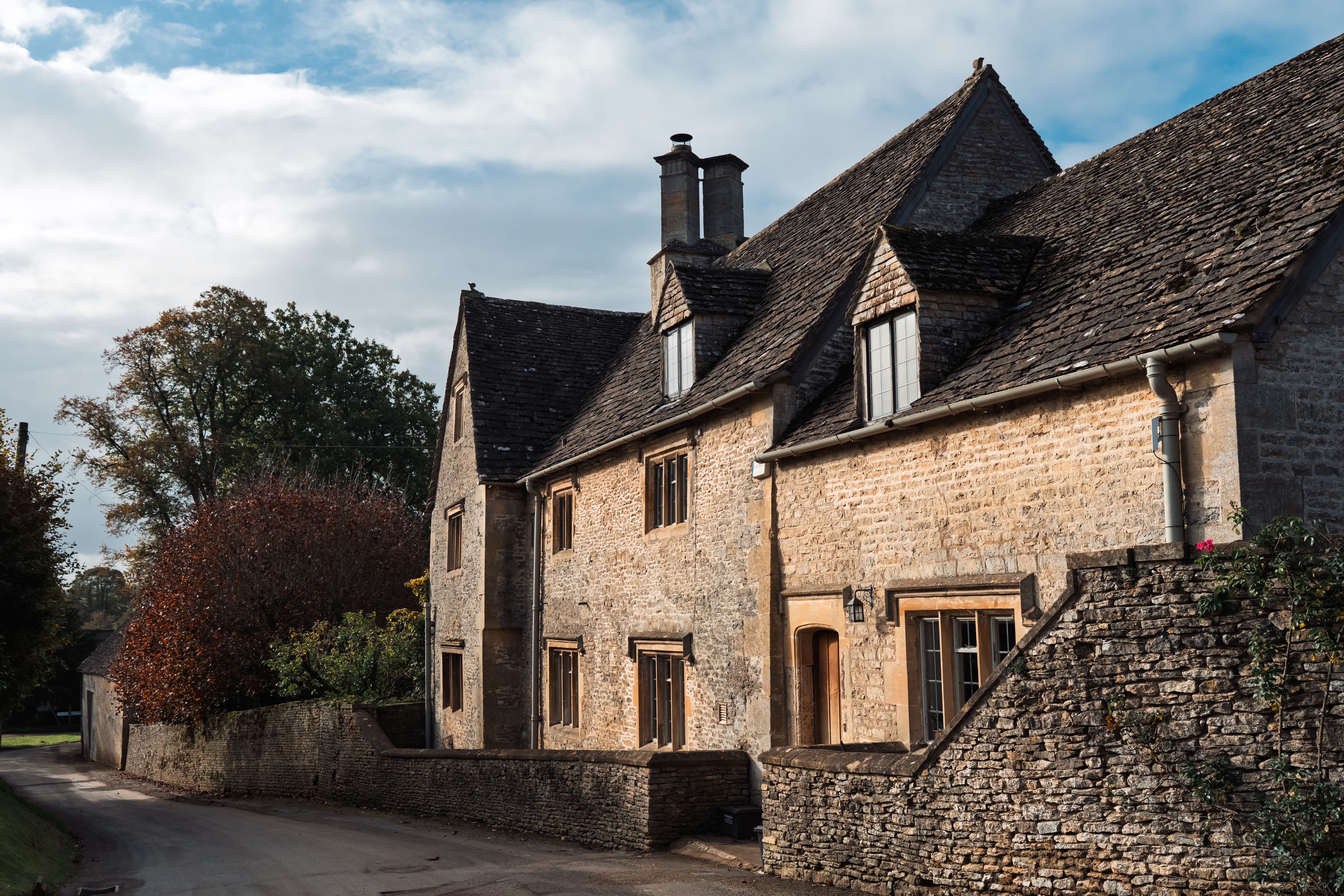 Rural lane at dusk, setting of Winter Light