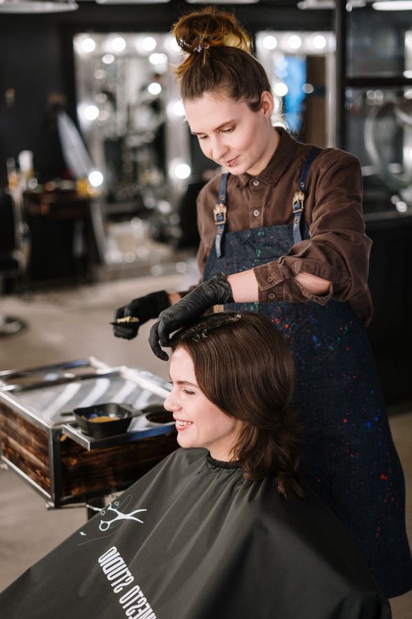 Revitalizing hair spa treatment with organic masques and steam therapy for healthy, shiny hair at SERENITY